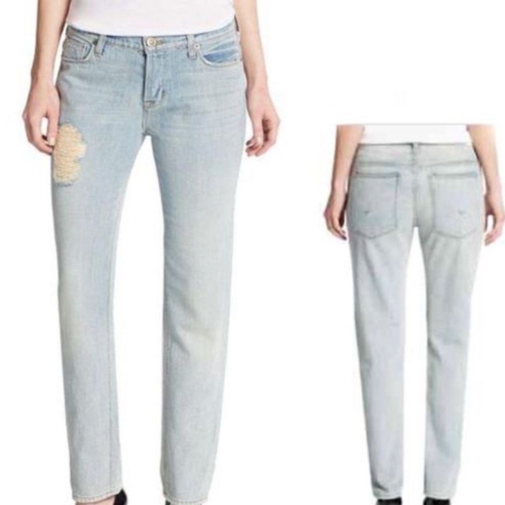 Hudson Leigh Boyfriend Distressed‎ Light Jeans